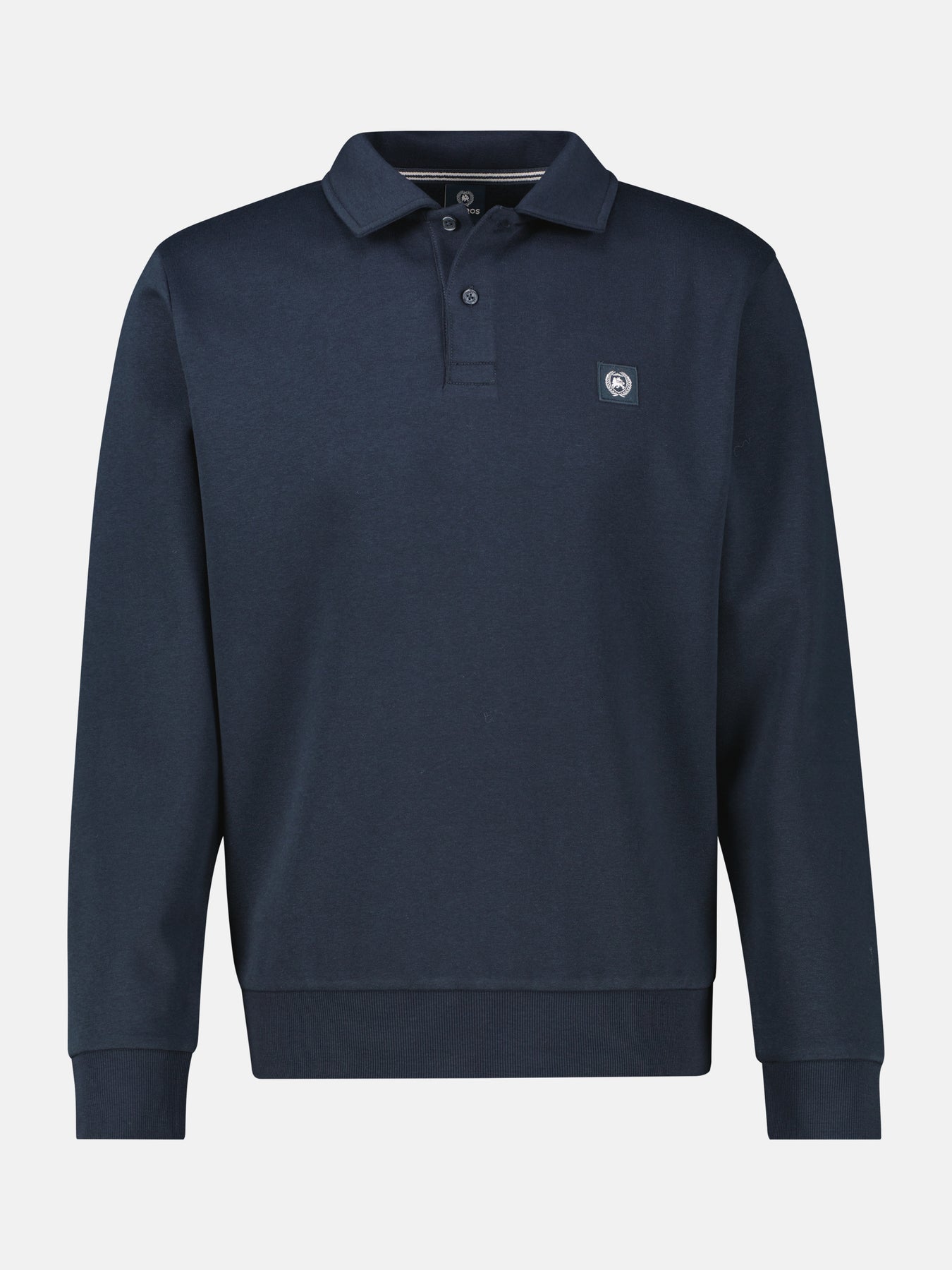 Langarm-Poloshirt in Übergrössen