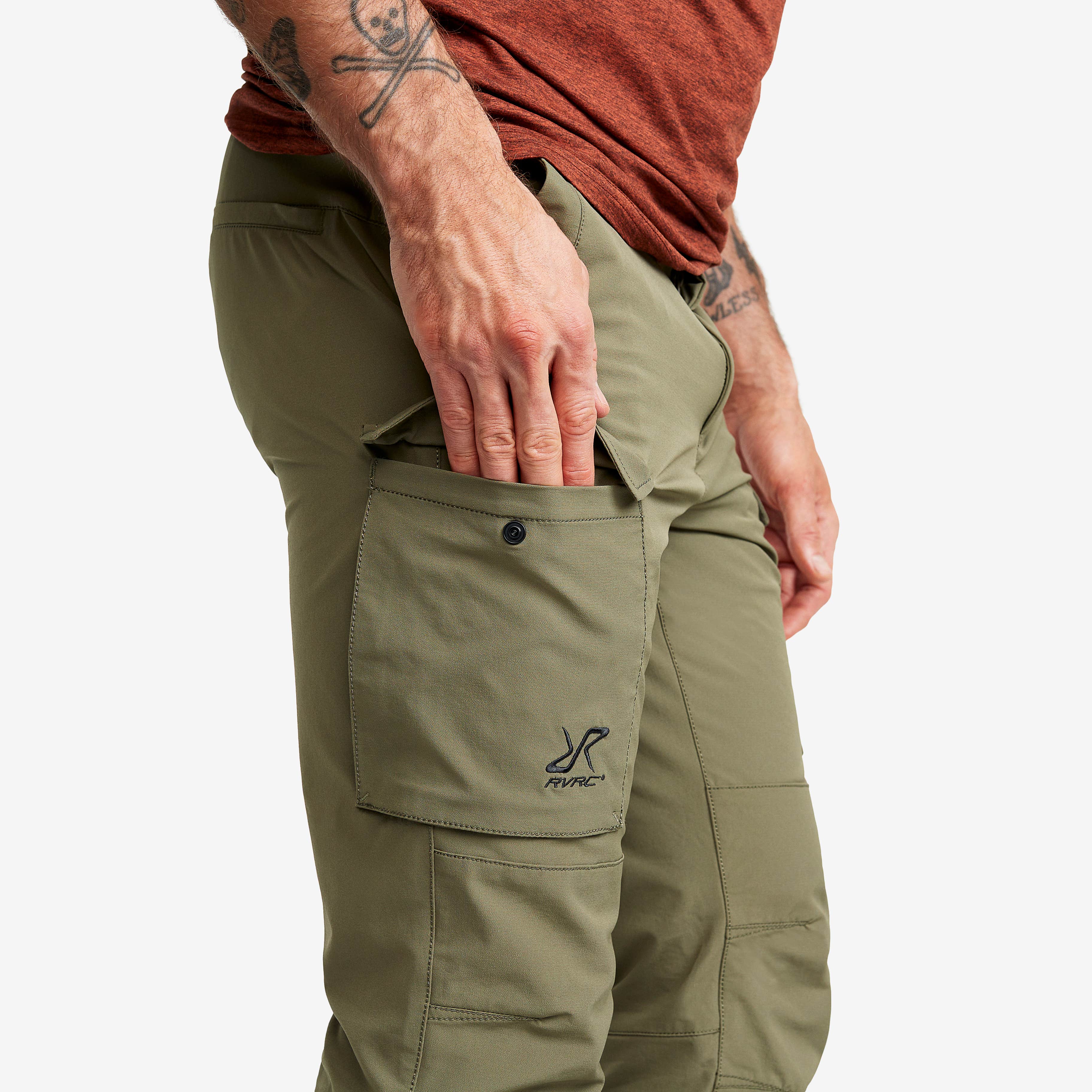 Adventure Cargo Stretch Pants Herre Kalamata