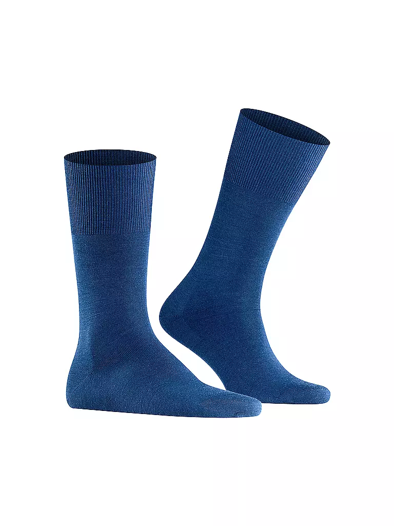 FALKE Socken AIRPORT indigo blau