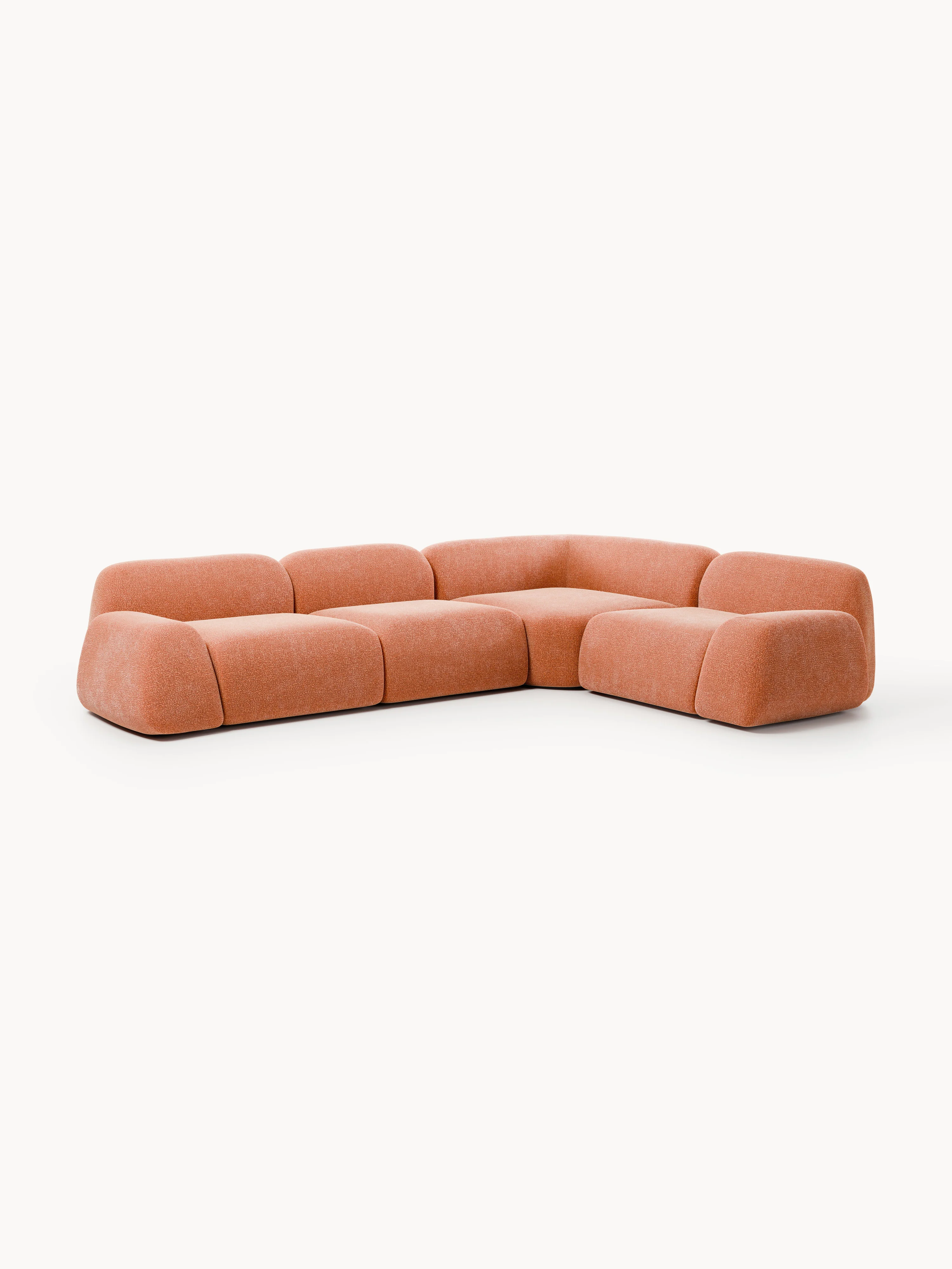 Modulaire hoekbank Wolke (4-zits)