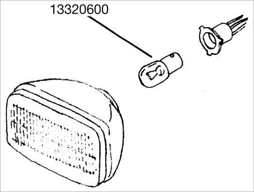 Forpære P26S 12V-15W, Sting