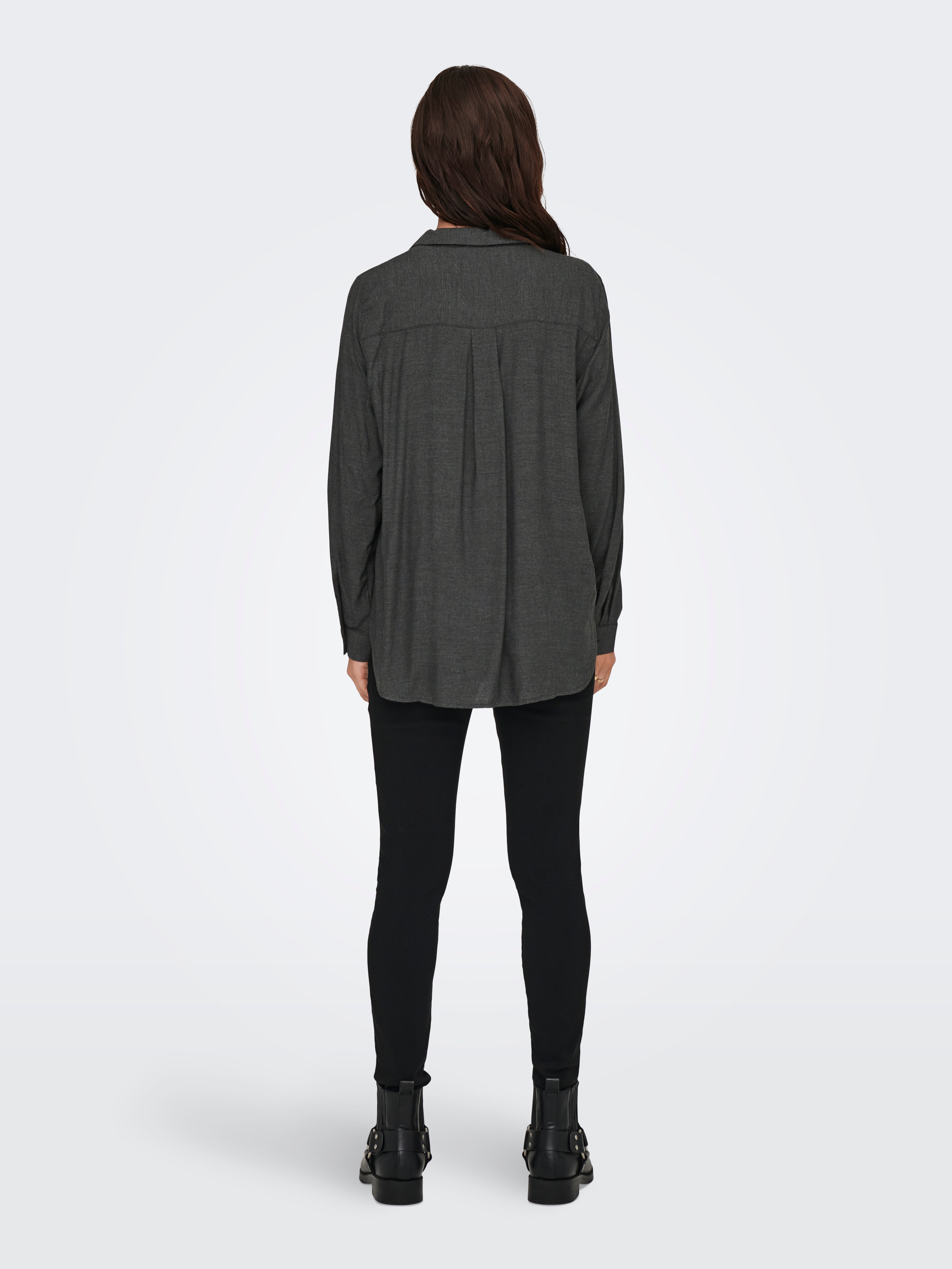 JDYLAUREL Top Dark Grey Melange