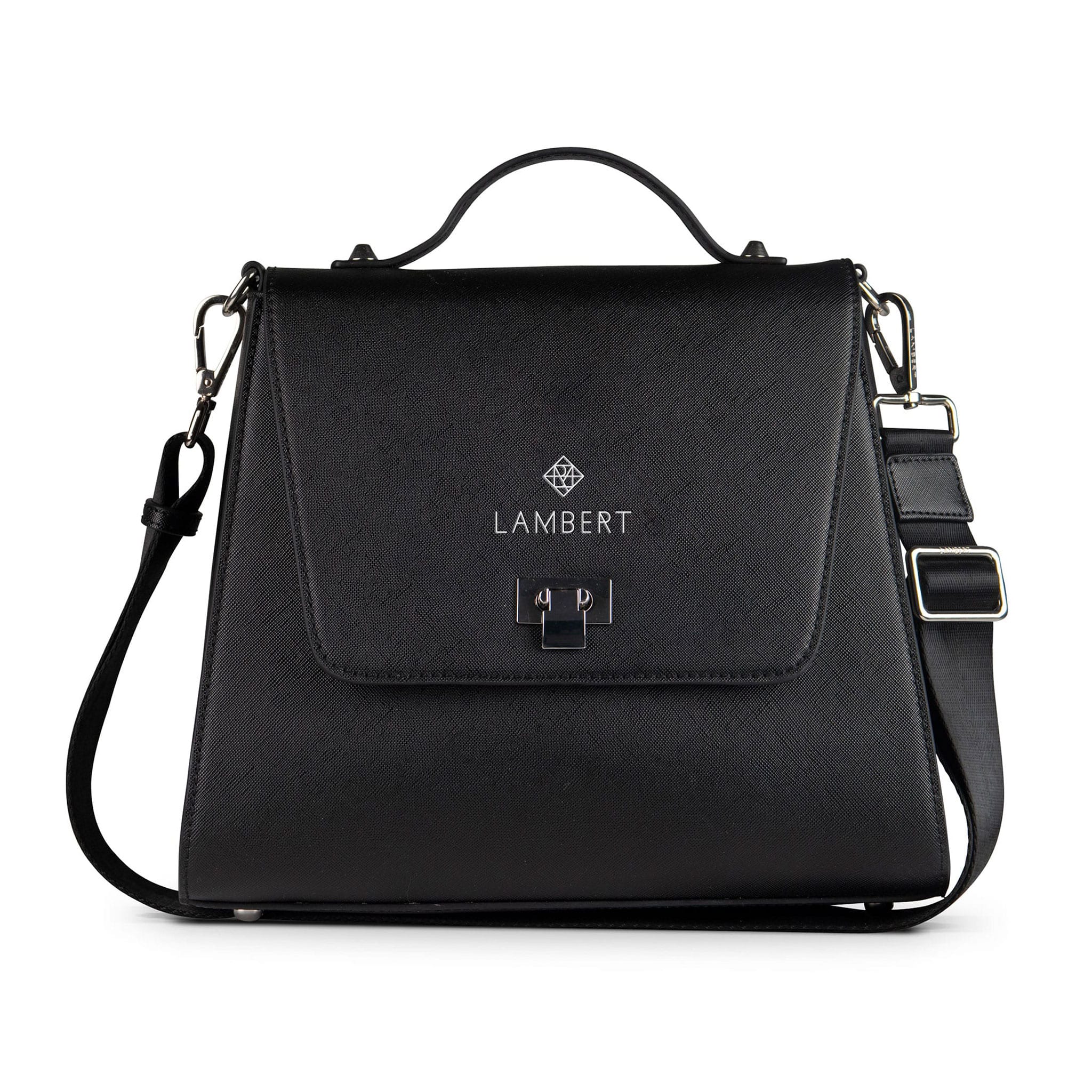 Lambert Sac à Dos et à Bandoulière Elie - Saffiano Noir