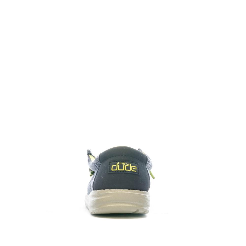 Hey Dude Chaussures Marine/Grise Garçon Hey Dude Wally Youth
