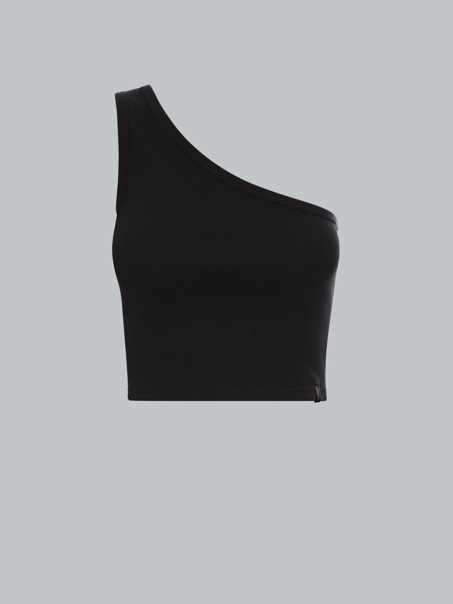 Modisches One-Shoulder-TopSchwarz