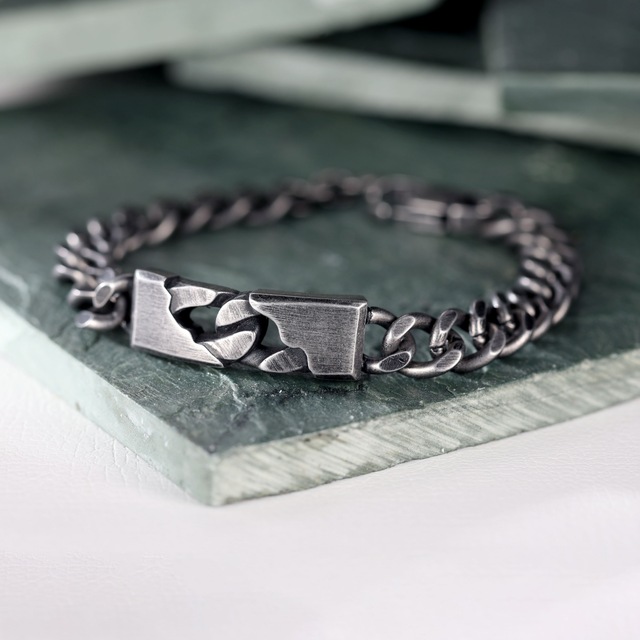 Firetti Armband »Schmuck Geschenk Edelstahl Armschmuck Armkette Panzerkette Vintage«