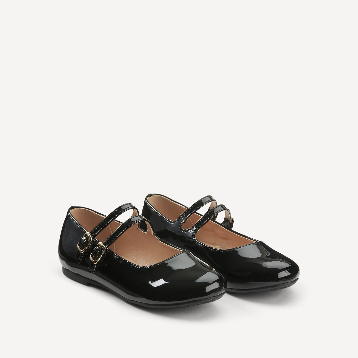 COLEÇÃO LA REDOUTE<br>Sapatilhas de ballet laqueadas com tira dupla
