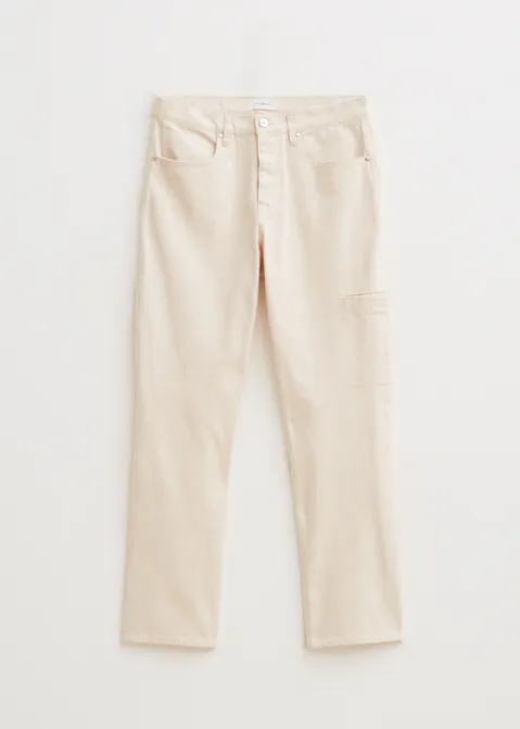 Dash twill broek off-white (CREME)