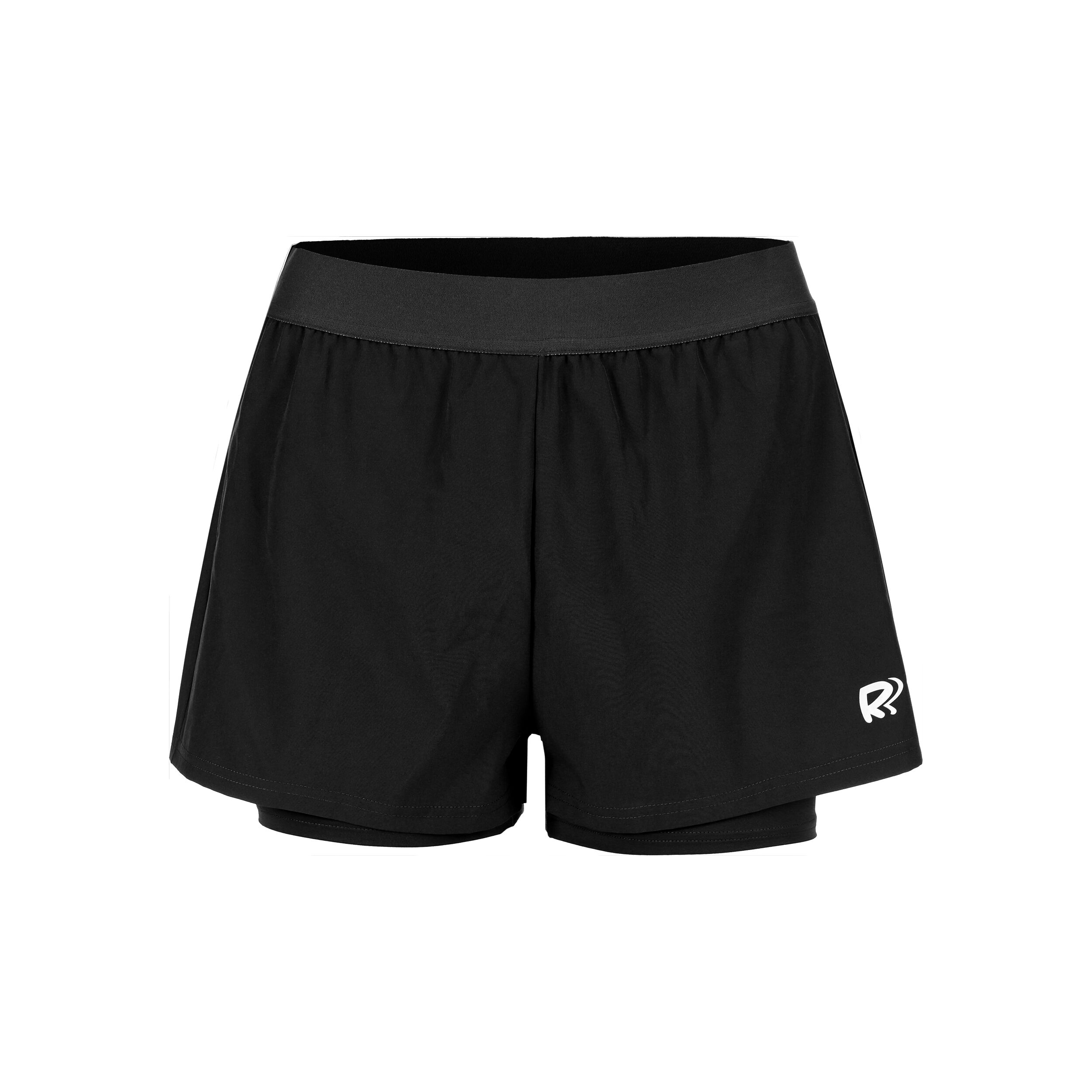 Racket Roots Teamline 2in1 Short Avec Poche-balles Femmes - Noir