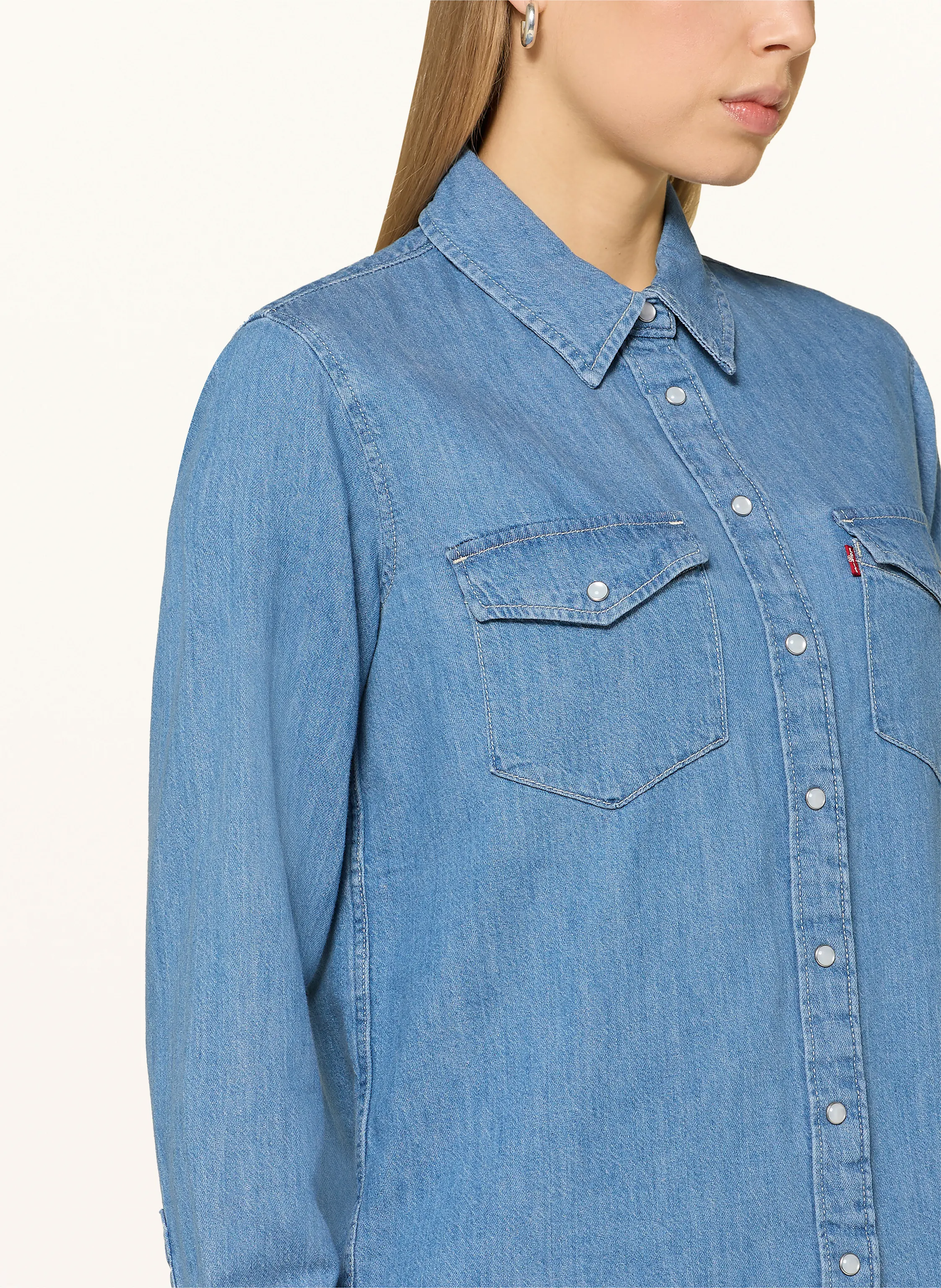 Levi's® Hemdbluse ICONIC WESTERN in Jeansoptik