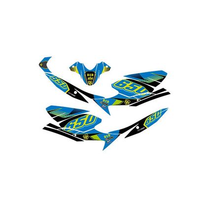 Kit déco UP Design MAXIMIZE - Bleu / Jaune
