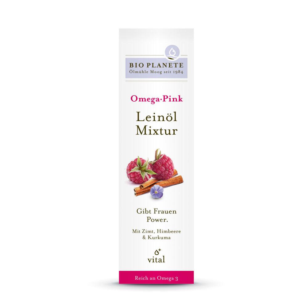 BIO PLANETE Omega Pink Leinöl-Mixtur Ölmisch Fl 100 ml