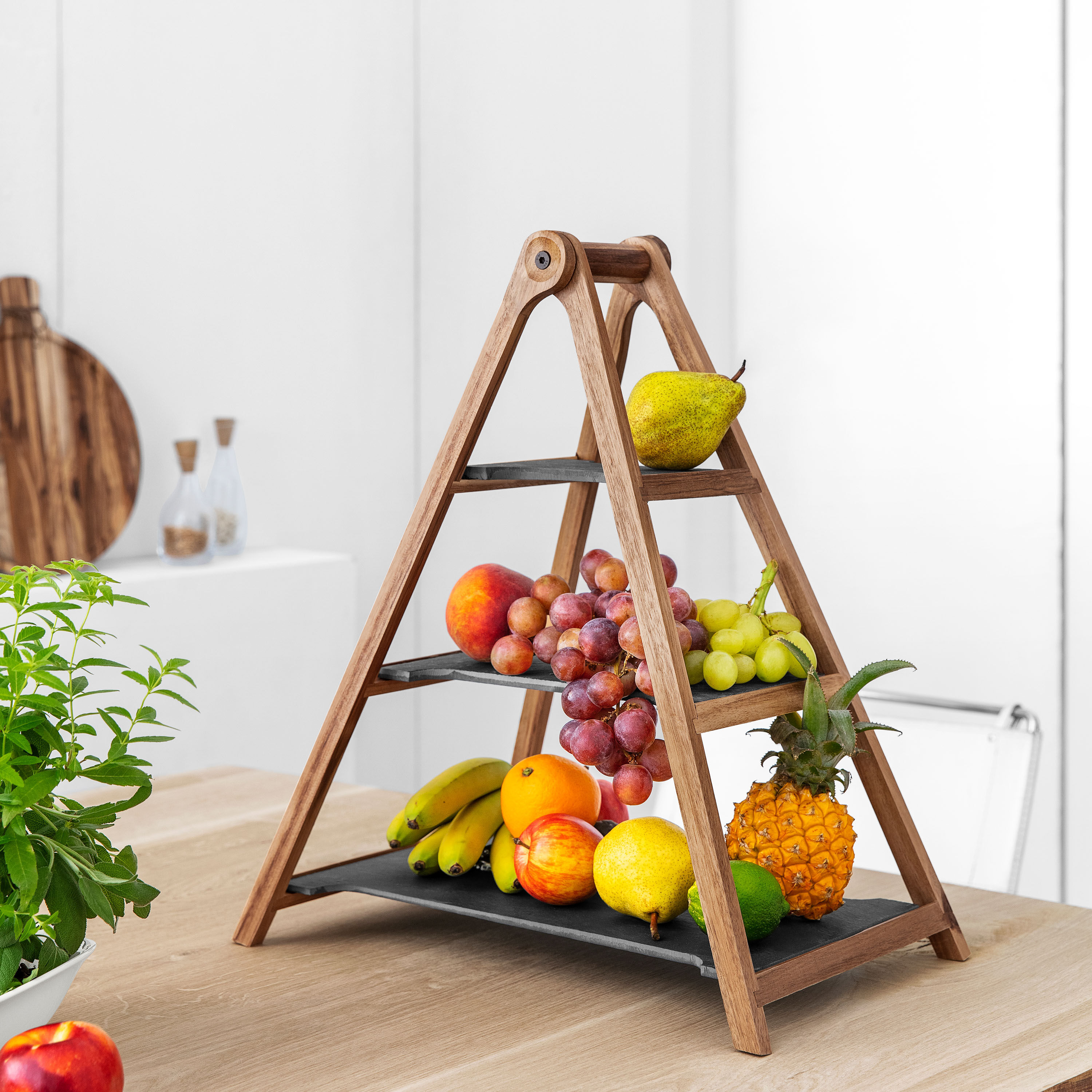 Artesano 3 Tier Stand Grey, 16.6'' x 10.1''