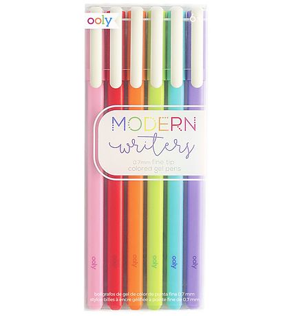 Ooly Farbstifte - Modern Writers - 6 st. - Bunt