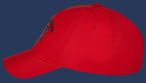 Stripe Cap MoSoDuHiTec, Red/Blackmetal