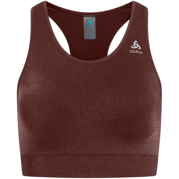 Brassière trail ODLO SEAMLESS MEDIUM CERAMICOOL SPORT BRA FUDGE MELANGE