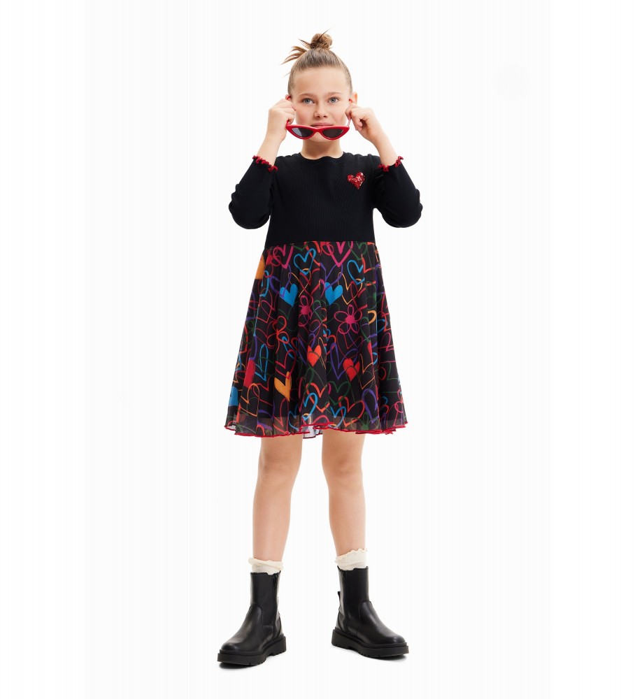 Vestido preto Desigual Diane