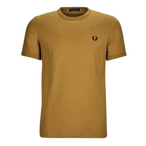 Fred Perry - RINGER T-SHIRT - Moutarde