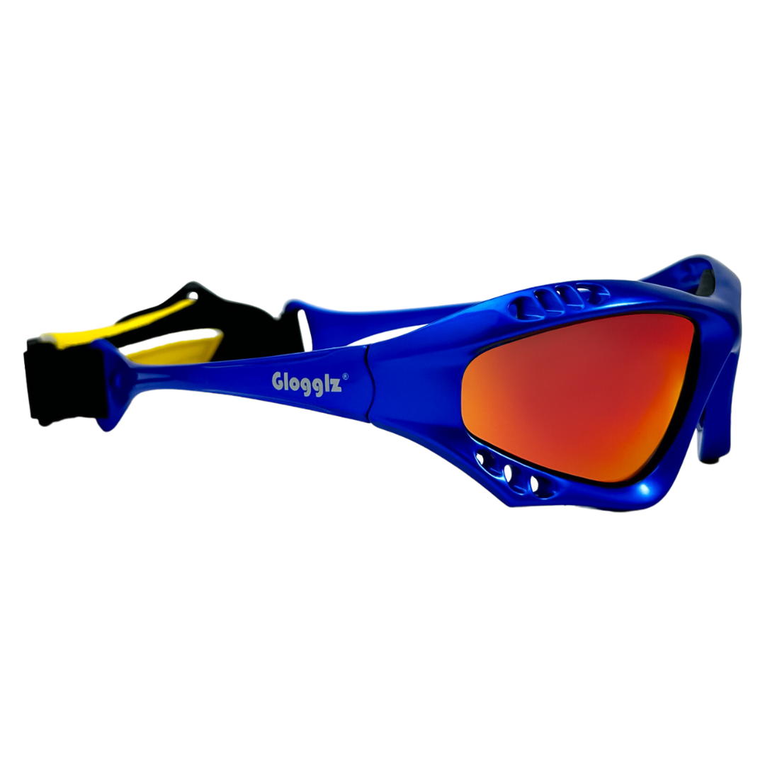 Glogglz Finz Gepolariseerde zonnebril - Blue