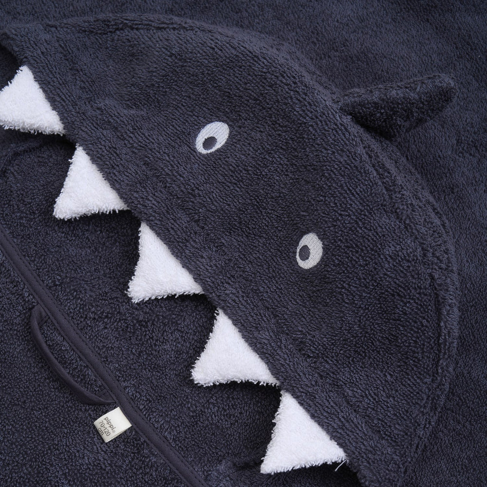 Køb Pippi Odyssey Gray Hooded Bath Håndklæde