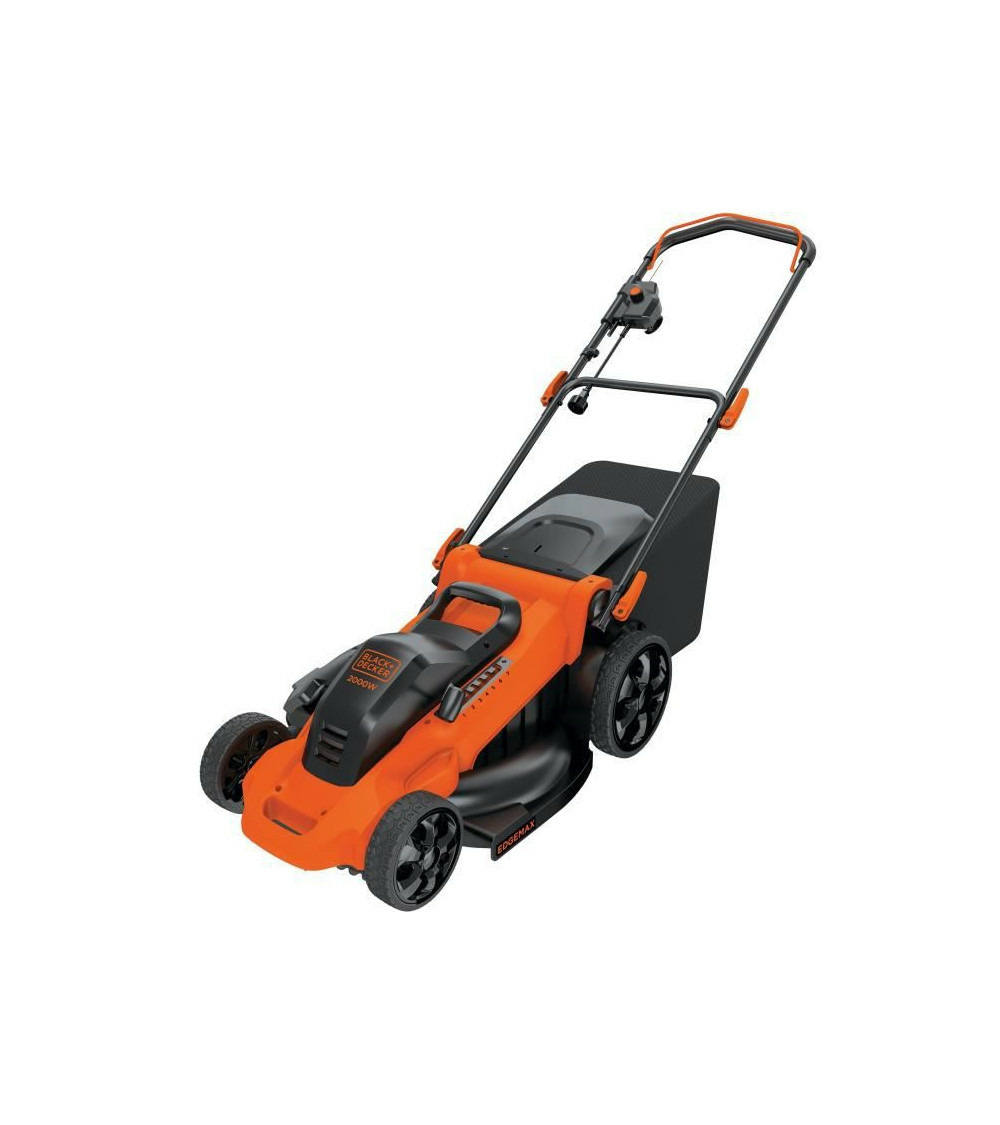 Tondeuse électrique 4 en 1 black & decker lm200qs - 2000 w - 48 cm - mulching