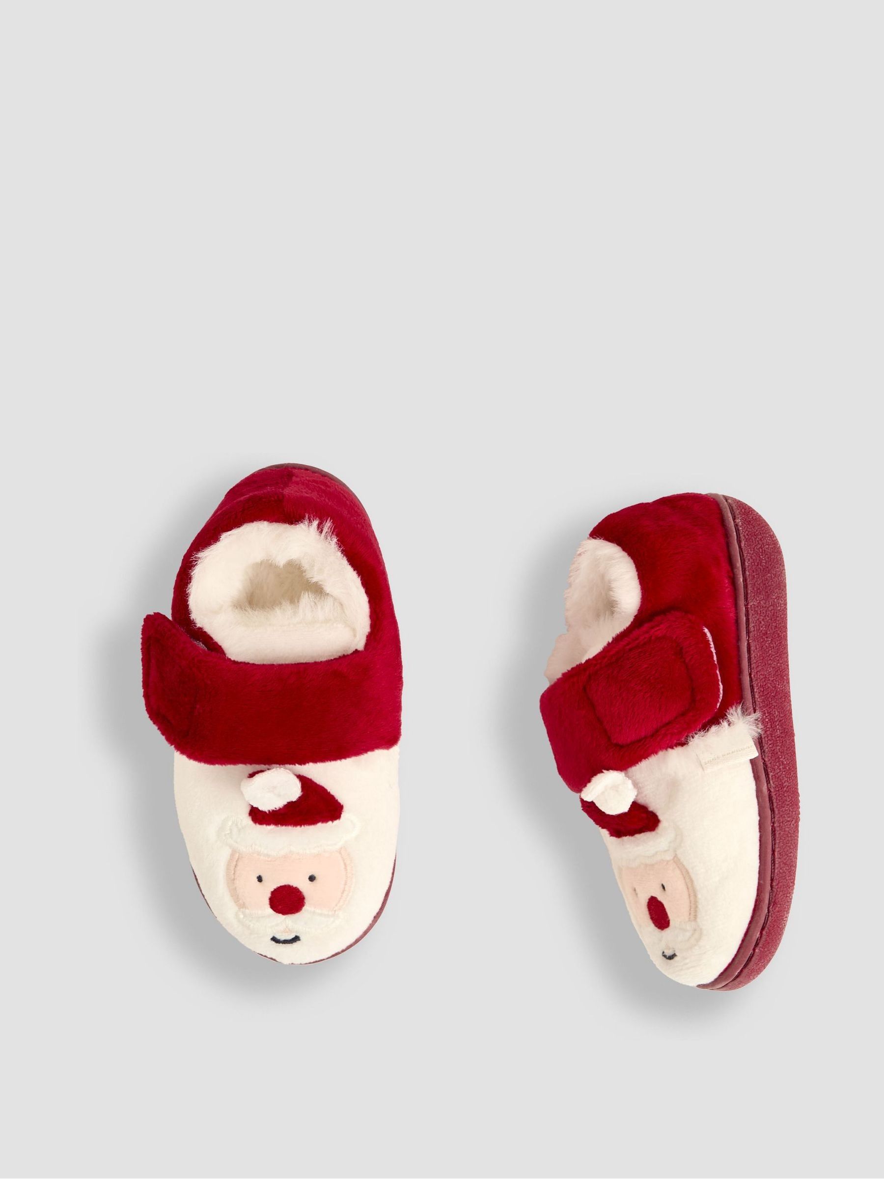 JoJo Maman Bébé Santa kerstpantoffels