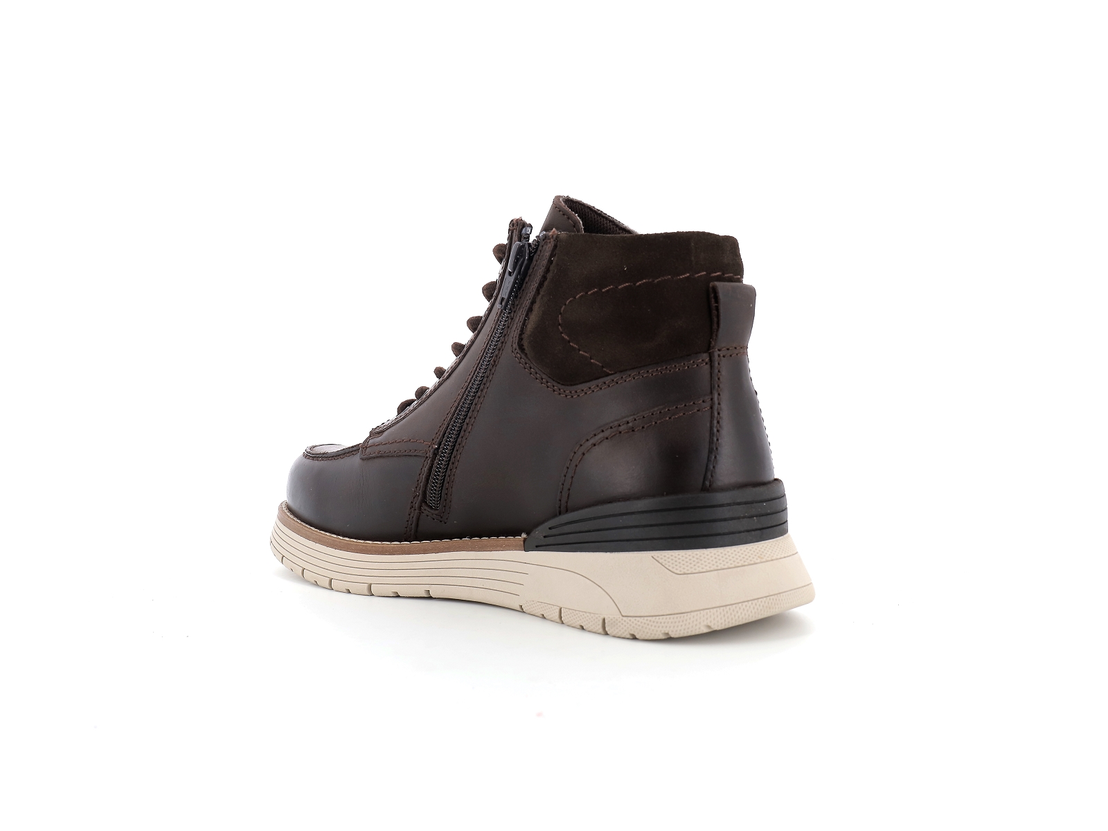 Xapi-MH-591H02 Cuir gras Marron Foncé