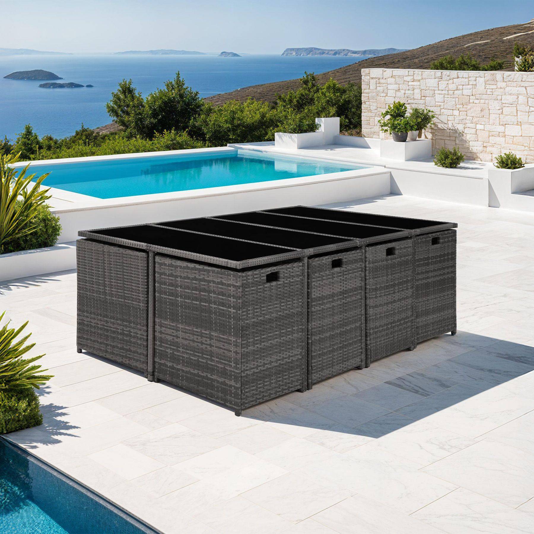 Rattan Sitzgruppe Palma