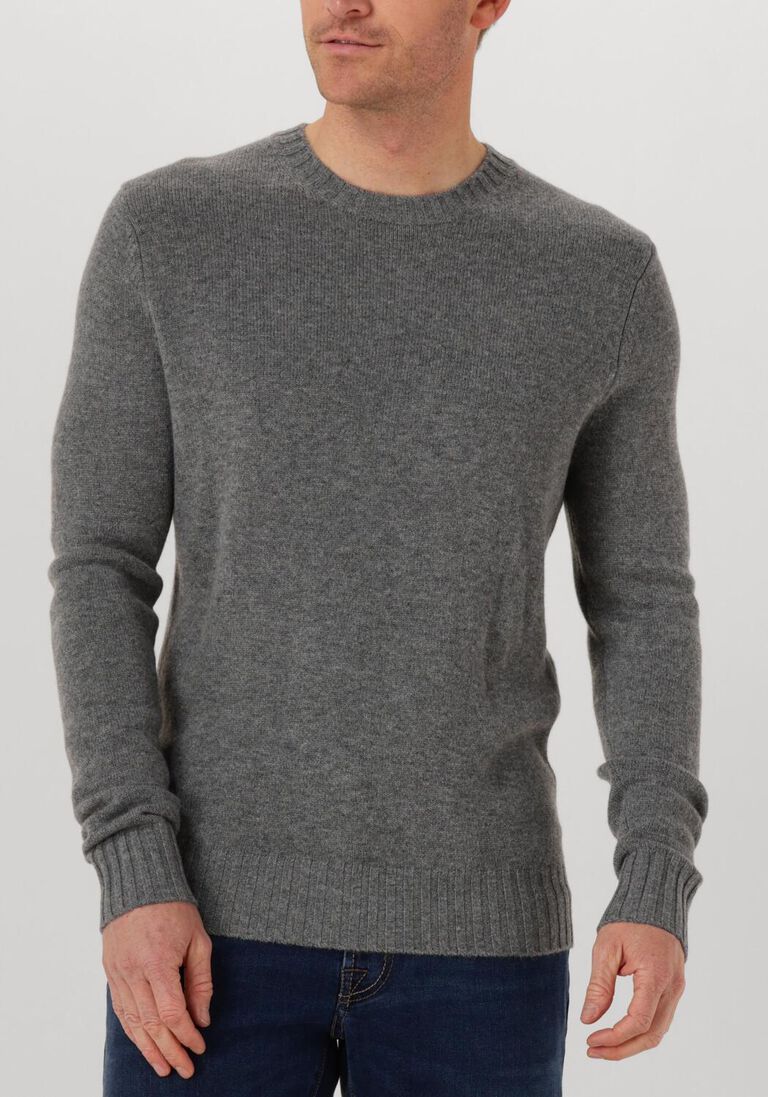 grijze leurink knit trui rifredo o-neck