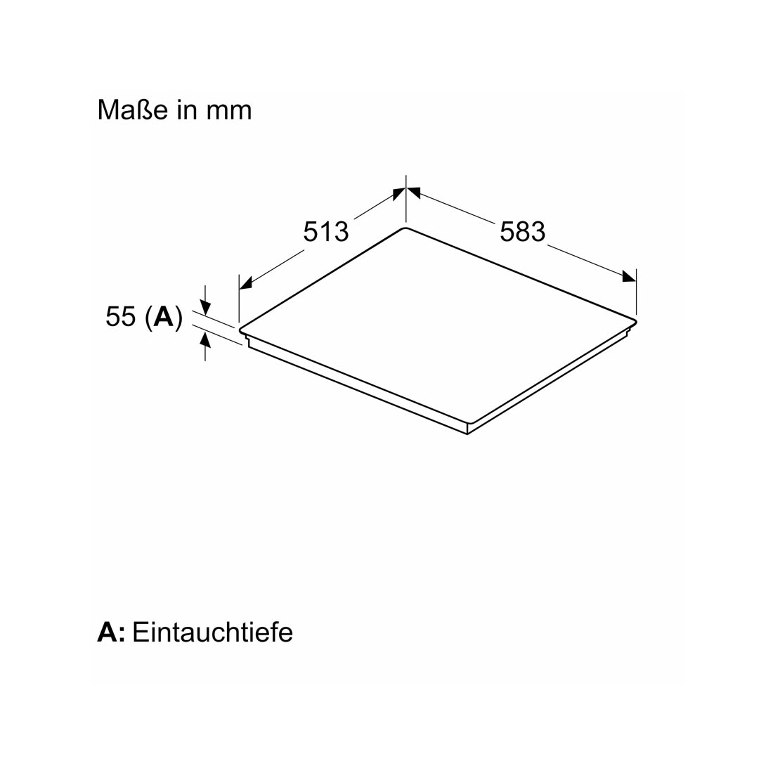 Bosch PIE645HB1E Induktionskochfeld mit Rahmen 60cm