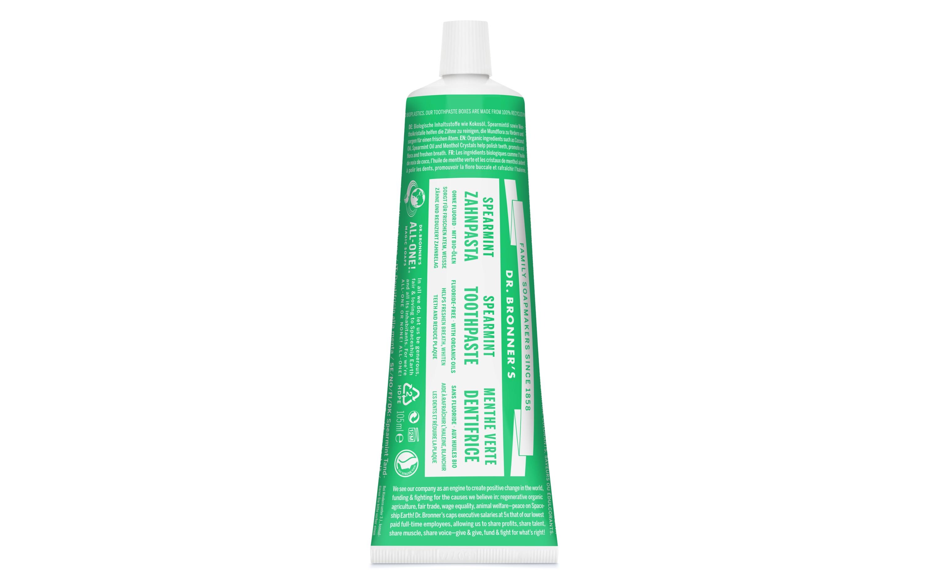 Zahnpasta ALL-ONE Spearmint – fluorfrei 140 gNatürliche, vegane und fluorfreie Zahnpasta
