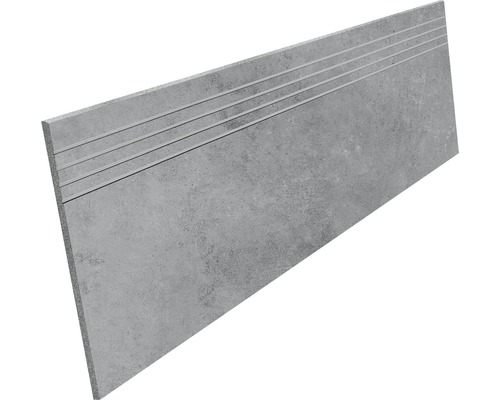 Porseleinen steengoed traptegel HOMEtek antraciet mat 30 x 120 cm