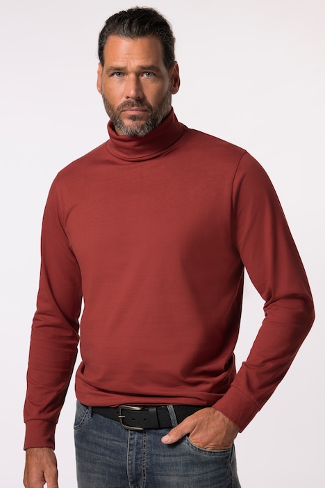 JP 1880 Rollkragen-Shirt, Basic, Jersey, lange Ärmel