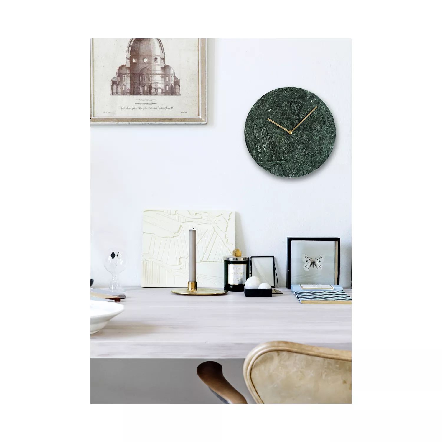 XII Marble Vægur KXD0016