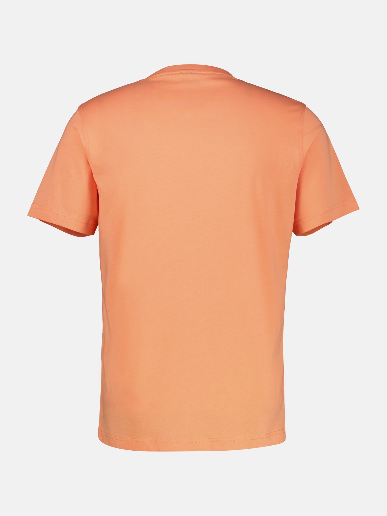 Basic T-Shirt mit Logostitch, unifarben