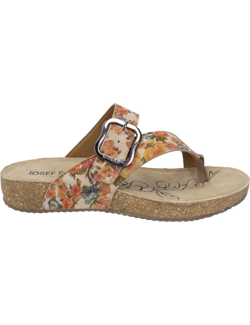 Zehentrenner Tonga 77, beige-multi