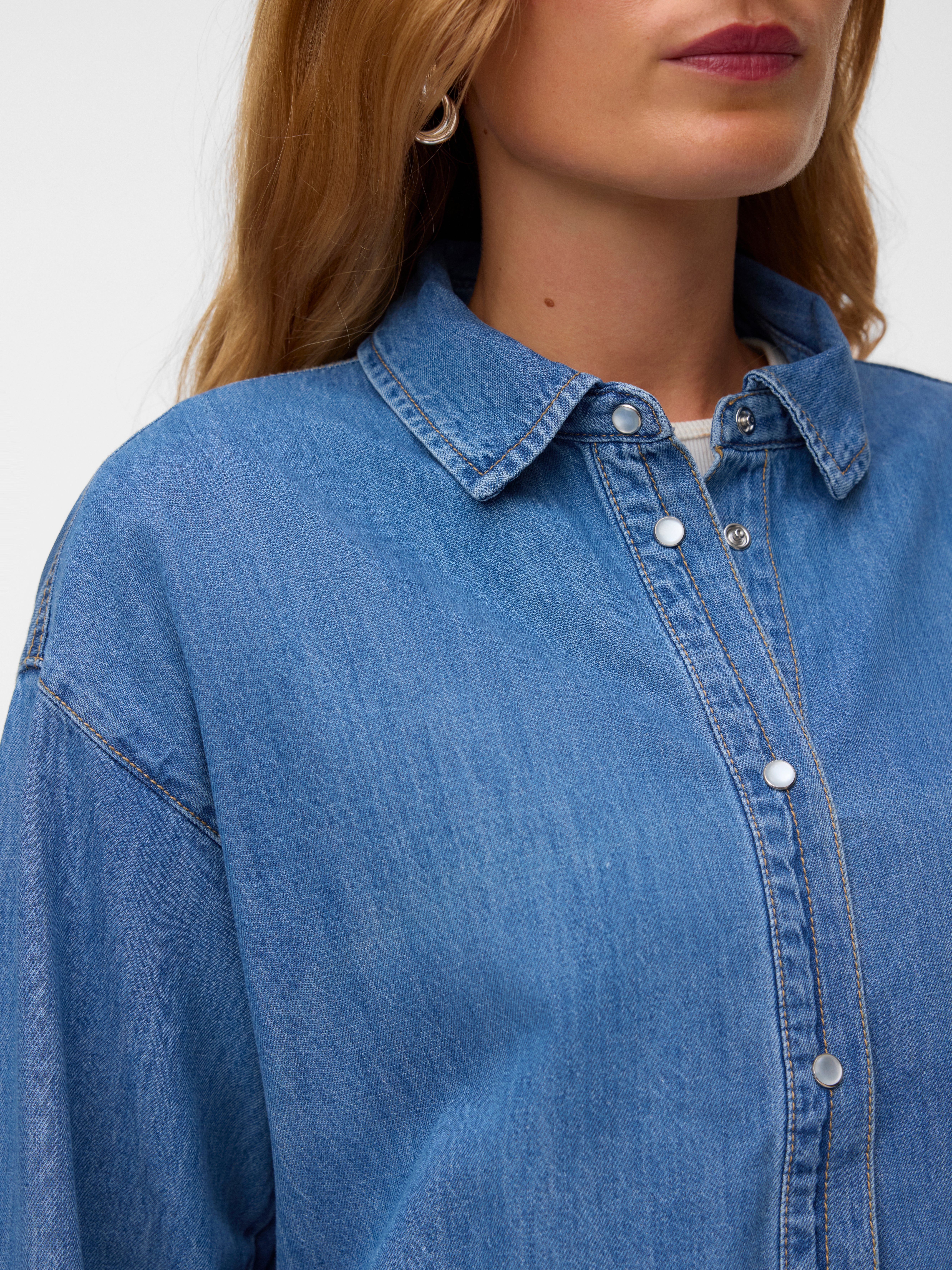 VMPAULA Denim overhemd