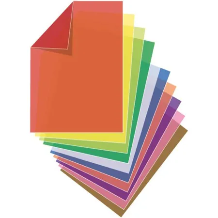 Idena Transparentpapier DIN A4, 40 Blatt in 10 verschiedenen Farben