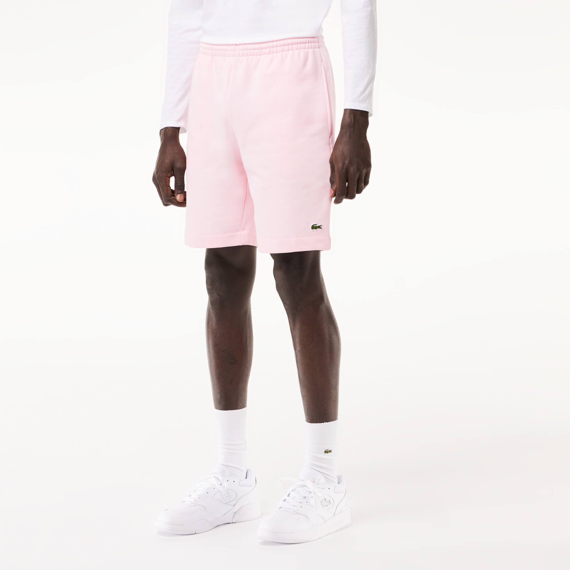 Jogging-Shorts aus Fleece Bermudas - Rosa - Lacoste - Herren