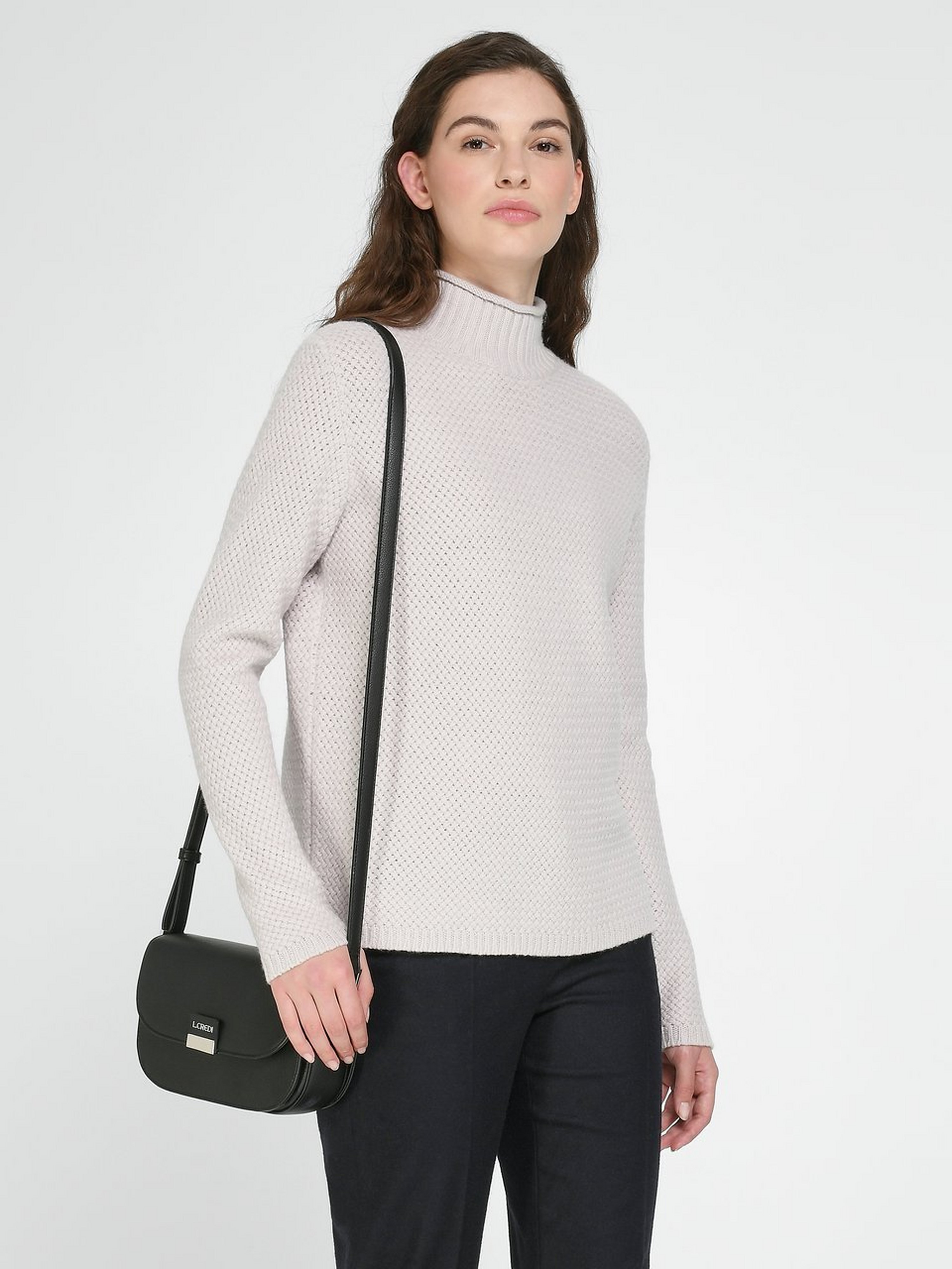 Pullover mit Stehkragen