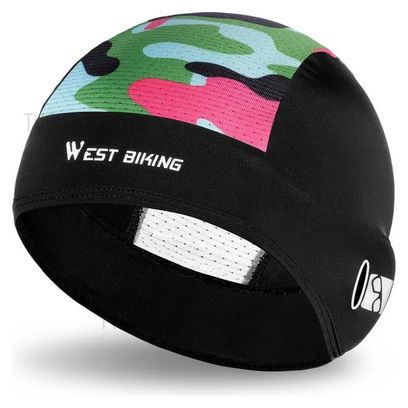 Bonnet d'été Anti UV Soie Glacée Sport Noir