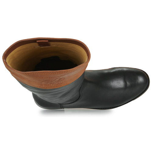 Lauren Ralph Lauren - JUSTINE-BOOTS-TALL BOOT Negro / Cognac