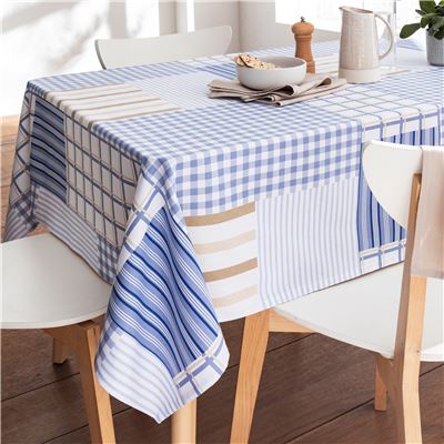 Nappe coton motif patchwork - BECQUET CRÉATION