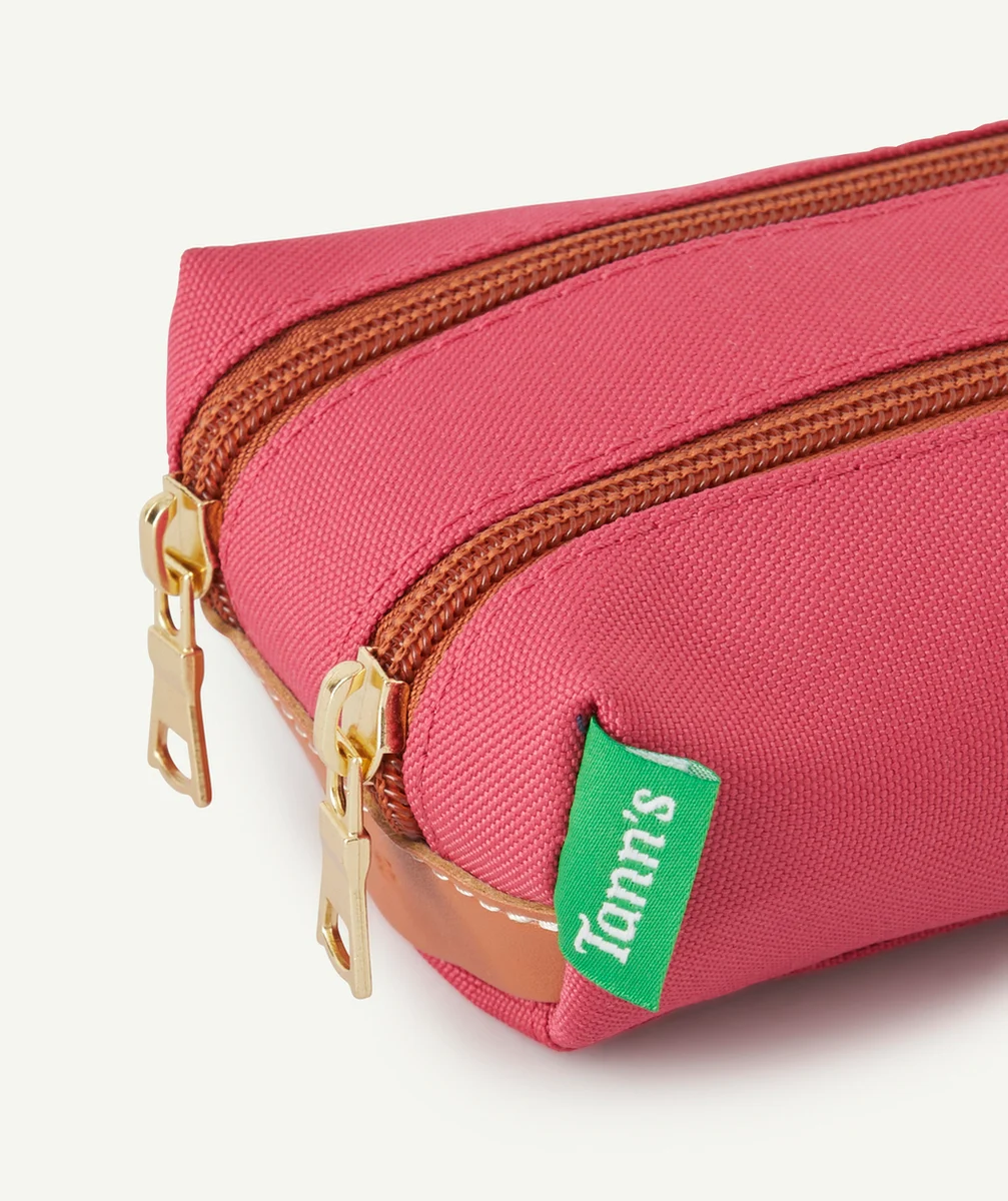 TANN'STROUSSE PALOMA ROSE FRAMBOISE ET DÉTAILS COULEUR DORÉE