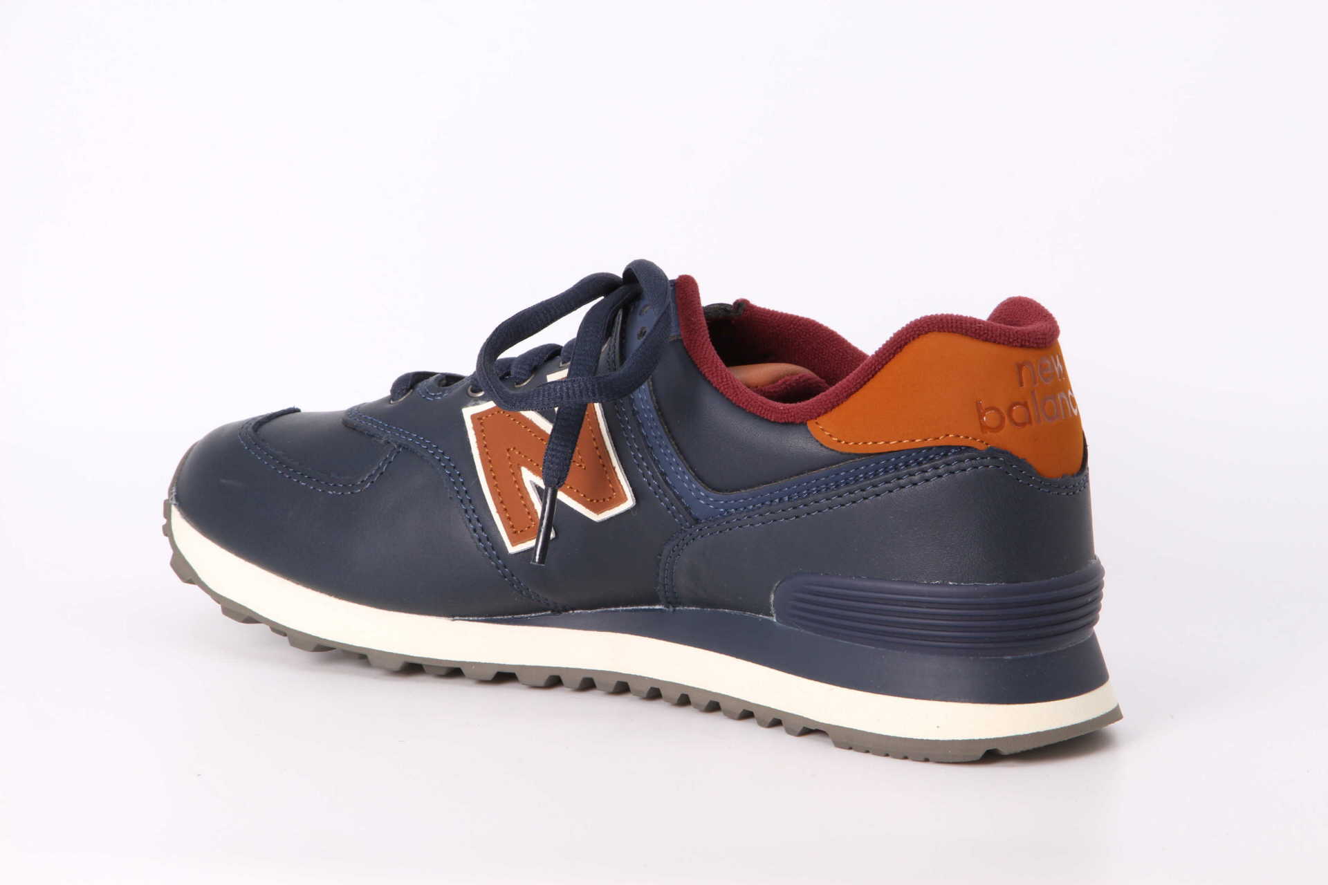 New Balance Sneaker 574 blue / brown
