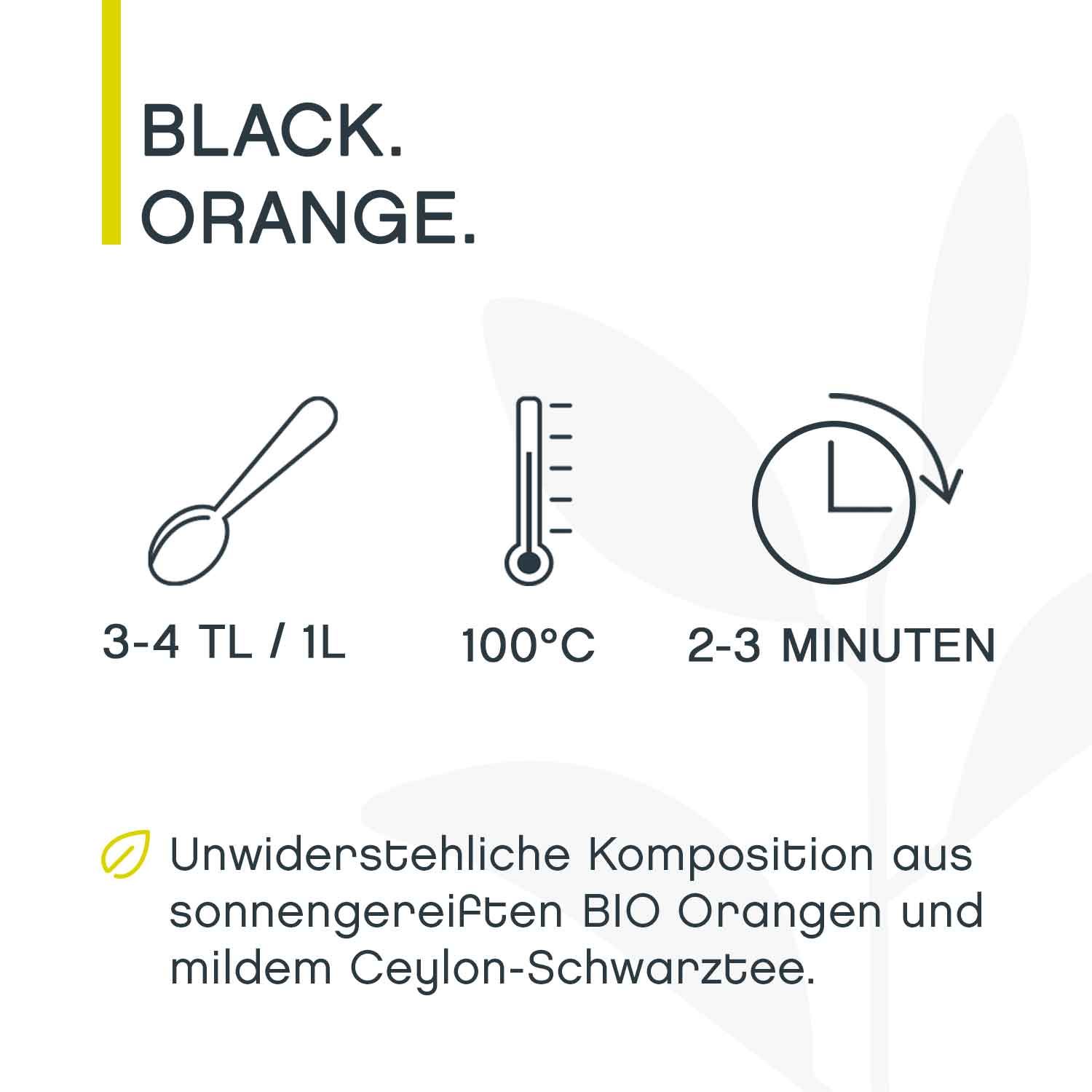 tea exclusive - Black Orange Schwarzer Tee bio