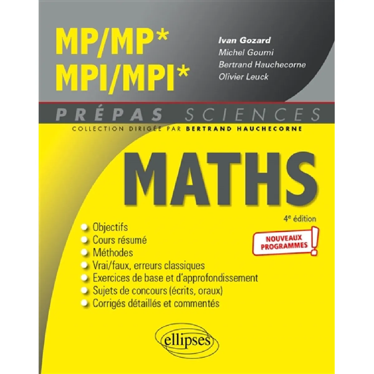 Maths MP, MP*, MPI, MPI* : nouveaux programmes !