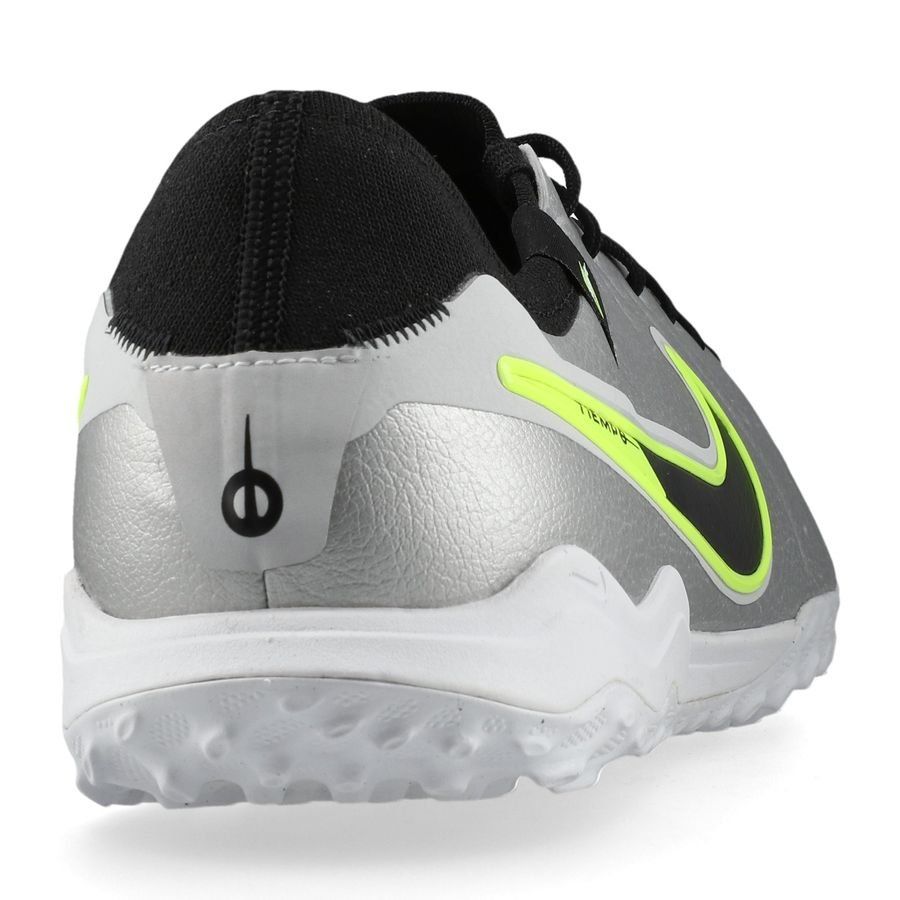 Nike Tiempo Legend 10 Pro TF Mad Voltage - Argenté/Noir/Jaune Fluo
