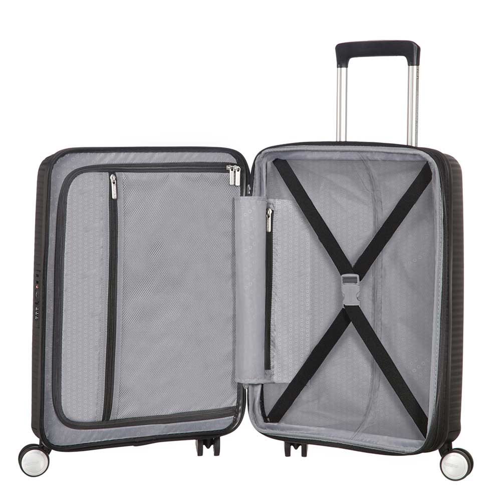American Tourister Soundbox Spinner 55 Expandable bass black