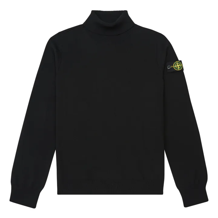 Stone Island Pull Col Cheminé | Noir